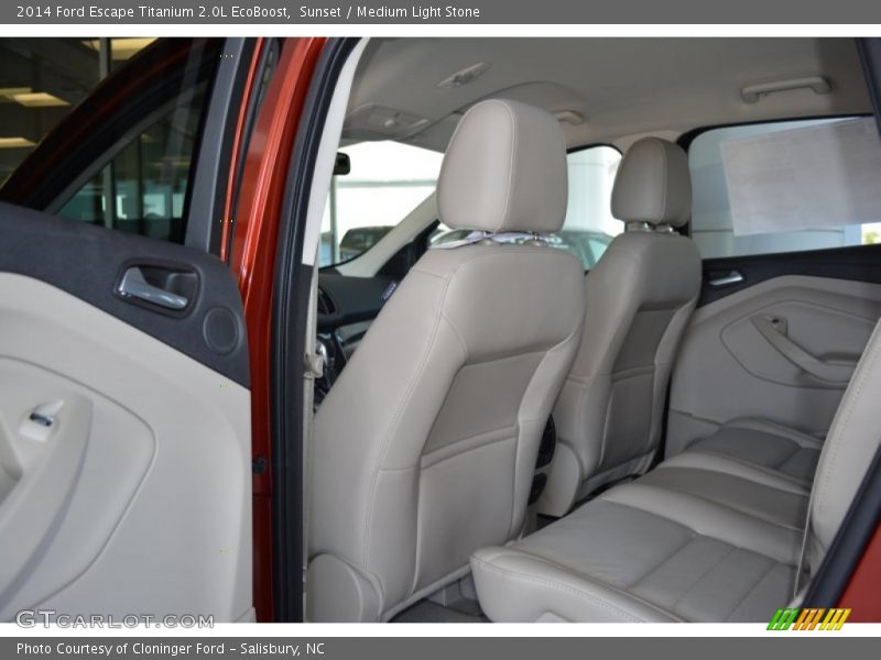 Sunset / Medium Light Stone 2014 Ford Escape Titanium 2.0L EcoBoost
