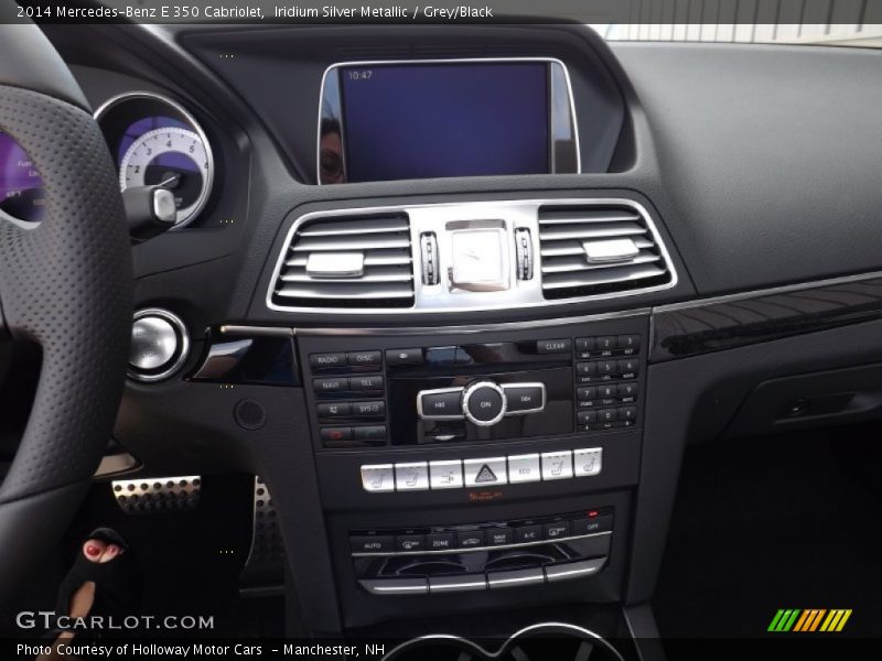 Iridium Silver Metallic / Grey/Black 2014 Mercedes-Benz E 350 Cabriolet