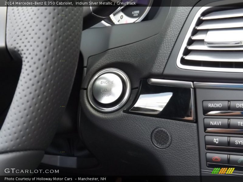 Iridium Silver Metallic / Grey/Black 2014 Mercedes-Benz E 350 Cabriolet