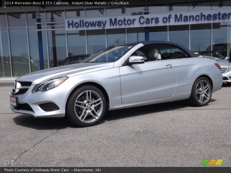 Iridium Silver Metallic / Grey/Black 2014 Mercedes-Benz E 350 Cabriolet