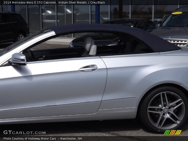 Iridium Silver Metallic / Grey/Black 2014 Mercedes-Benz E 350 Cabriolet