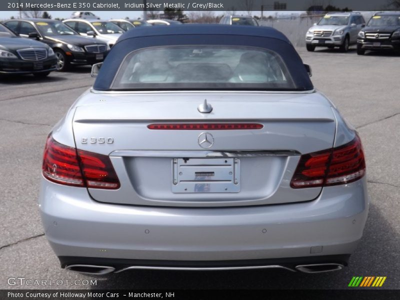 Iridium Silver Metallic / Grey/Black 2014 Mercedes-Benz E 350 Cabriolet