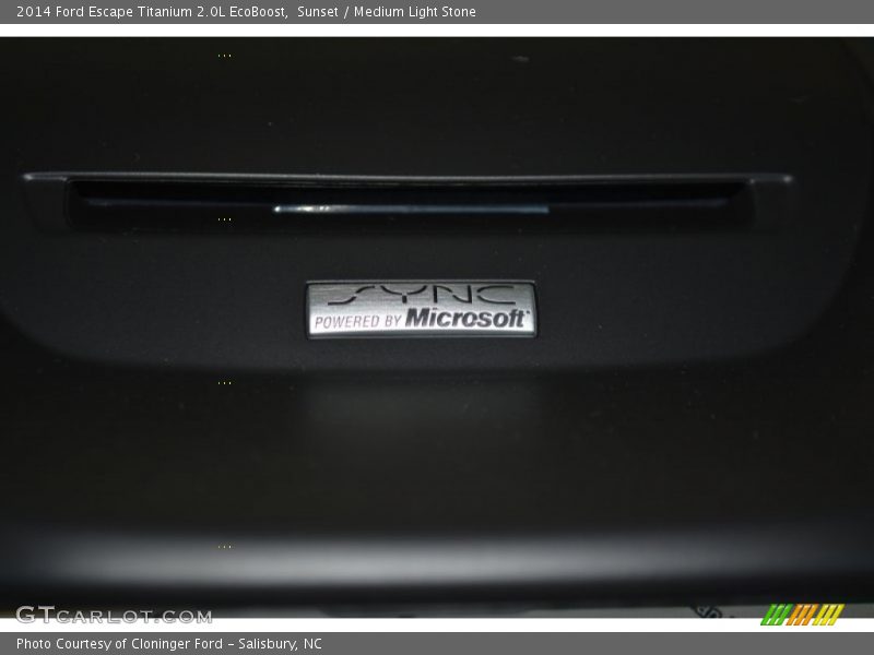 Sunset / Medium Light Stone 2014 Ford Escape Titanium 2.0L EcoBoost