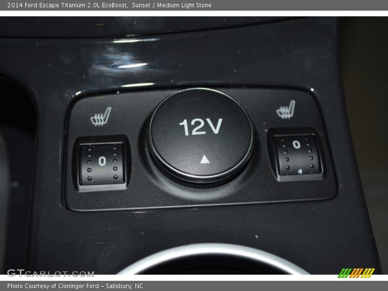 Sunset / Medium Light Stone 2014 Ford Escape Titanium 2.0L EcoBoost
