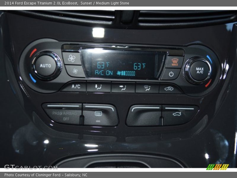 Sunset / Medium Light Stone 2014 Ford Escape Titanium 2.0L EcoBoost