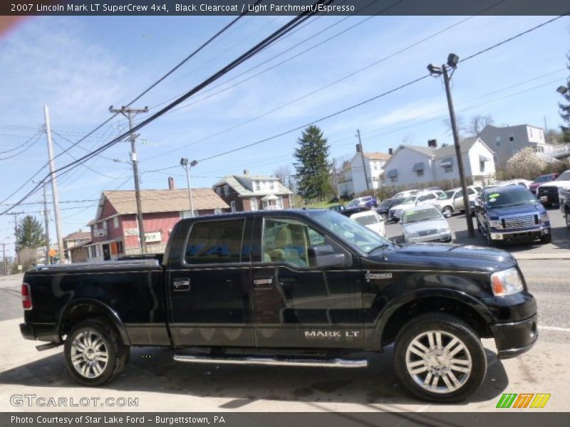 Black Clearcoat / Light Parchment/Espresso 2007 Lincoln Mark LT SuperCrew 4x4