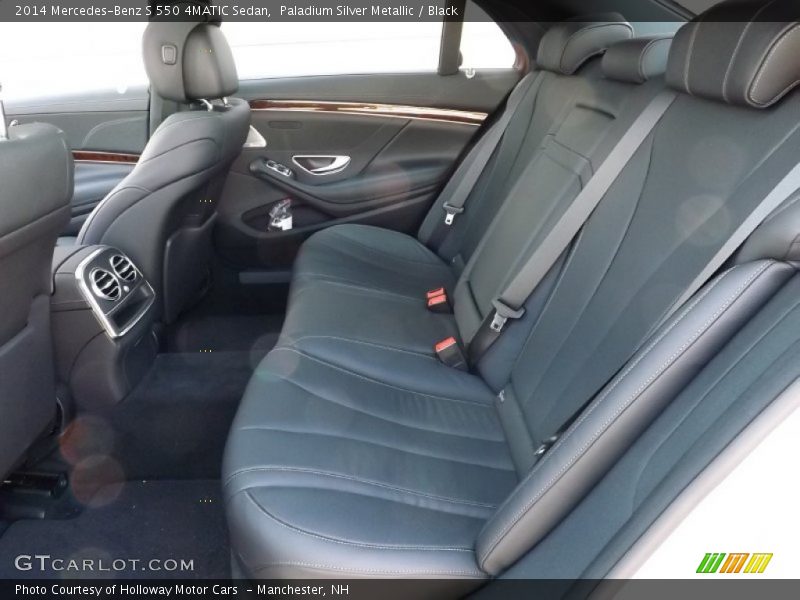 Paladium Silver Metallic / Black 2014 Mercedes-Benz S 550 4MATIC Sedan