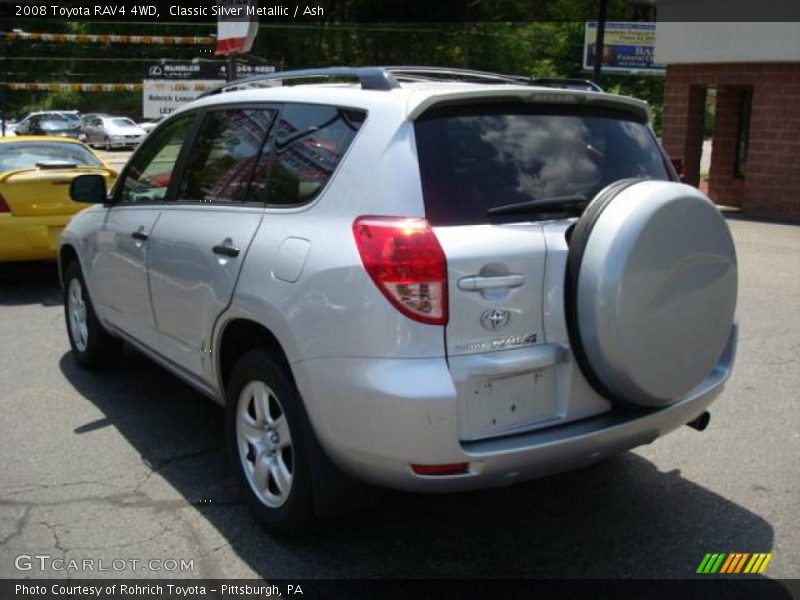 Classic Silver Metallic / Ash 2008 Toyota RAV4 4WD