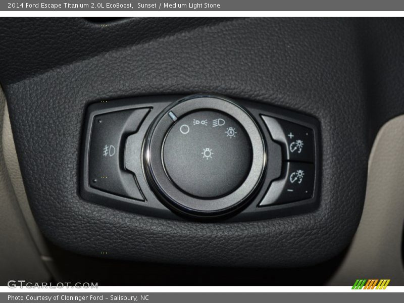 Sunset / Medium Light Stone 2014 Ford Escape Titanium 2.0L EcoBoost