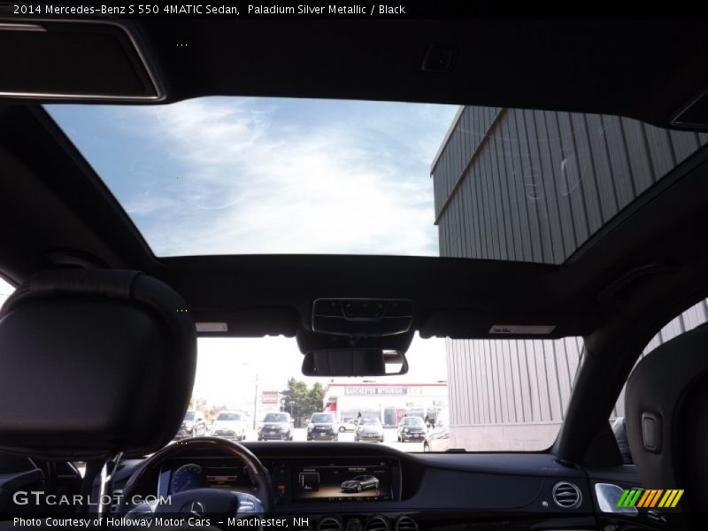 Paladium Silver Metallic / Black 2014 Mercedes-Benz S 550 4MATIC Sedan