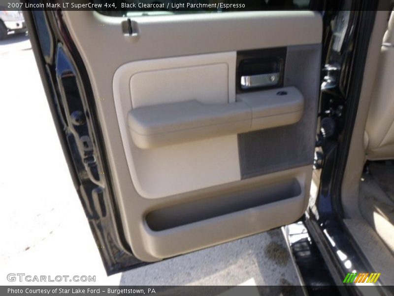 Black Clearcoat / Light Parchment/Espresso 2007 Lincoln Mark LT SuperCrew 4x4