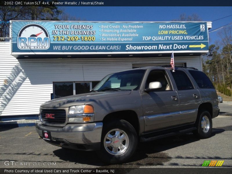 Pewter Metallic / Neutral/Shale 2002 GMC Yukon SLT 4x4