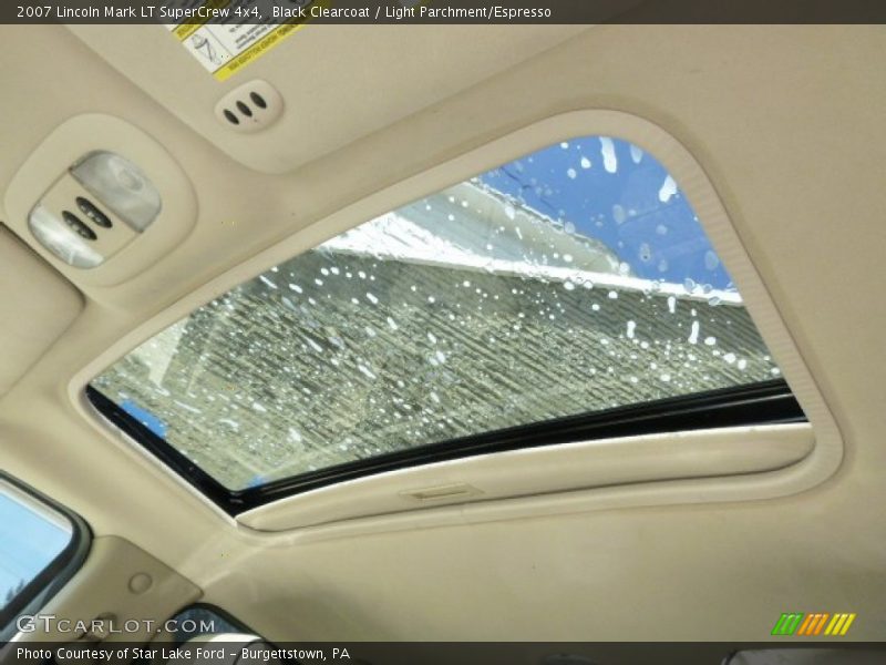 Black Clearcoat / Light Parchment/Espresso 2007 Lincoln Mark LT SuperCrew 4x4