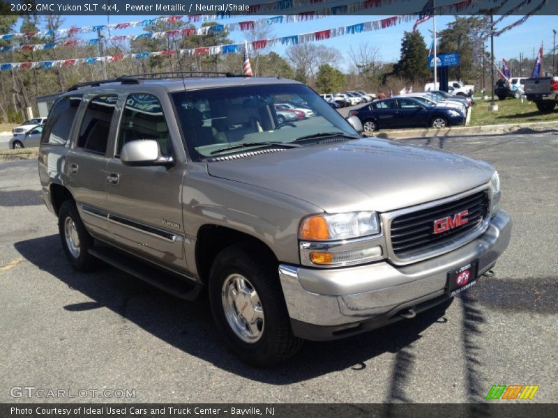 Pewter Metallic / Neutral/Shale 2002 GMC Yukon SLT 4x4