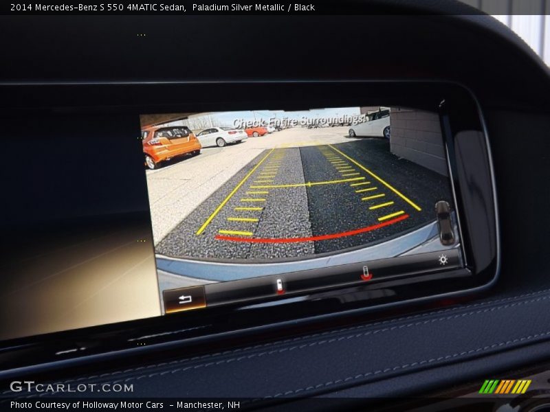 Paladium Silver Metallic / Black 2014 Mercedes-Benz S 550 4MATIC Sedan