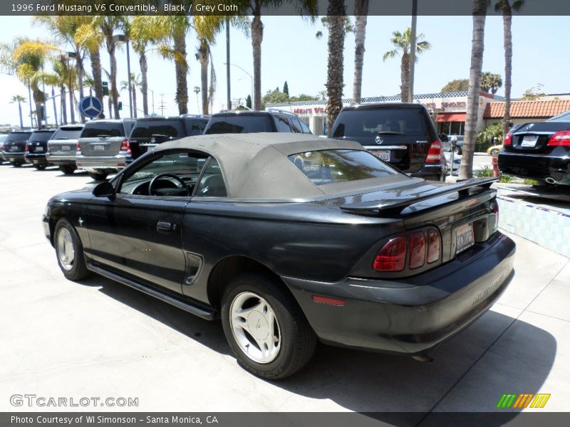 Black / Grey Cloth 1996 Ford Mustang V6 Convertible