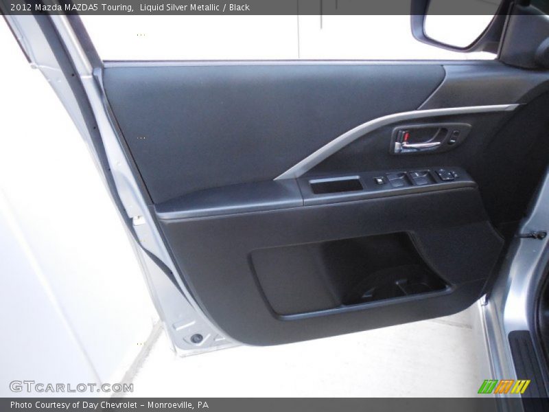 Liquid Silver Metallic / Black 2012 Mazda MAZDA5 Touring