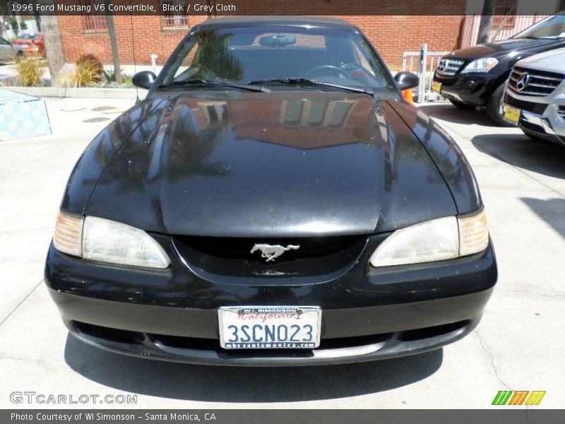 Black / Grey Cloth 1996 Ford Mustang V6 Convertible