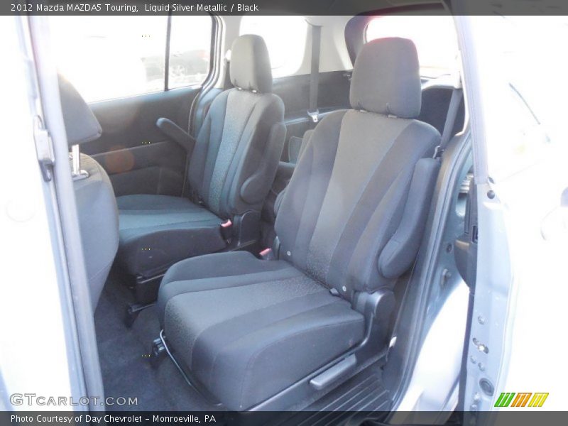 Liquid Silver Metallic / Black 2012 Mazda MAZDA5 Touring
