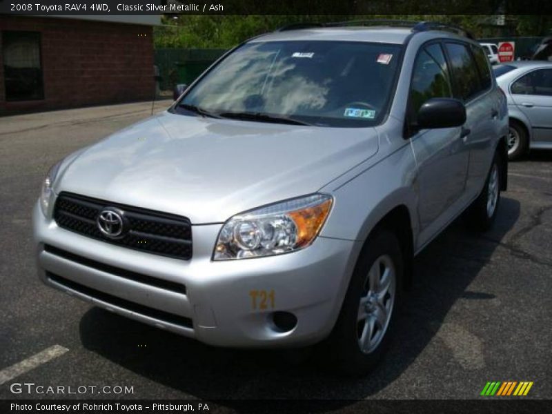 Classic Silver Metallic / Ash 2008 Toyota RAV4 4WD