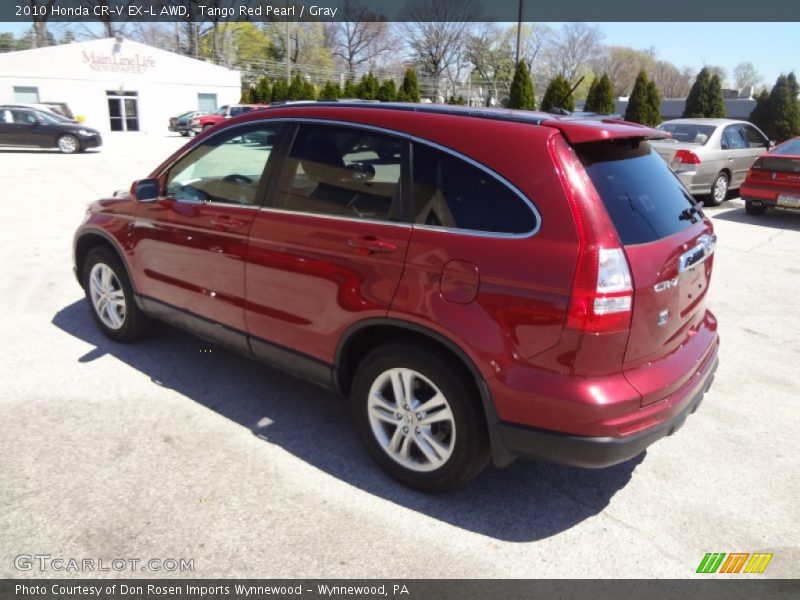 Tango Red Pearl / Gray 2010 Honda CR-V EX-L AWD