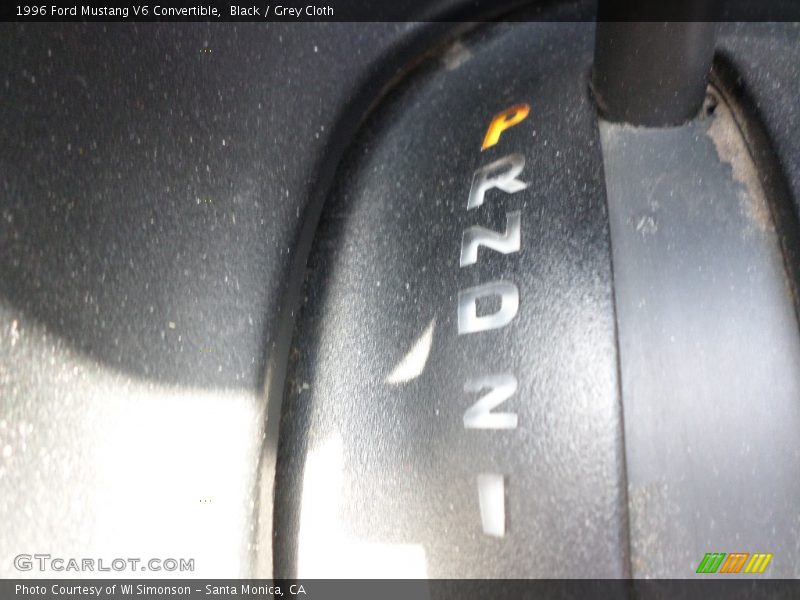 Black / Grey Cloth 1996 Ford Mustang V6 Convertible