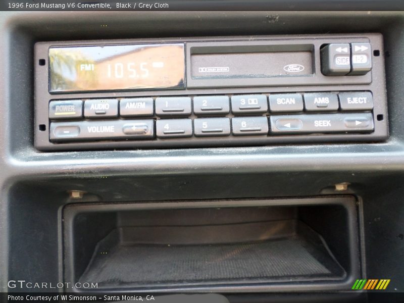 Black / Grey Cloth 1996 Ford Mustang V6 Convertible