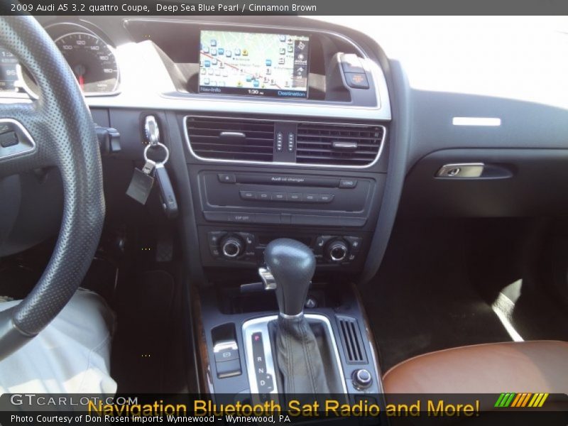 Deep Sea Blue Pearl / Cinnamon Brown 2009 Audi A5 3.2 quattro Coupe