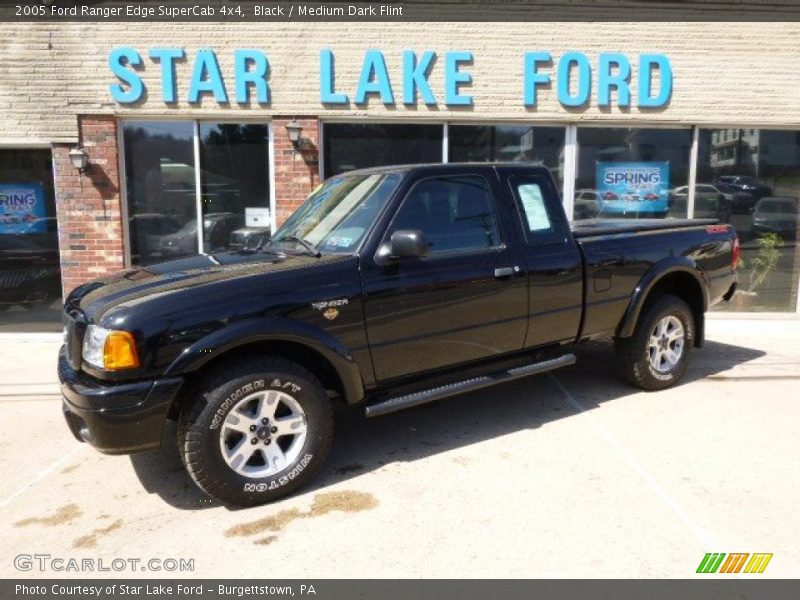 Black / Medium Dark Flint 2005 Ford Ranger Edge SuperCab 4x4