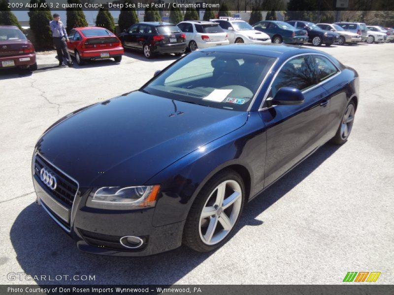 Front 3/4 View of 2009 A5 3.2 quattro Coupe