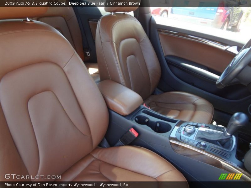 Deep Sea Blue Pearl / Cinnamon Brown 2009 Audi A5 3.2 quattro Coupe