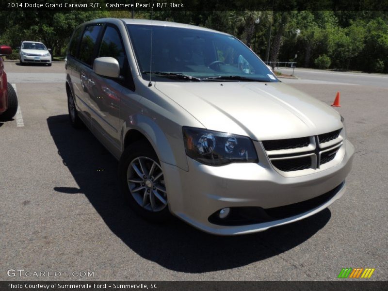 Cashmere Pearl / R/T Black 2014 Dodge Grand Caravan R/T