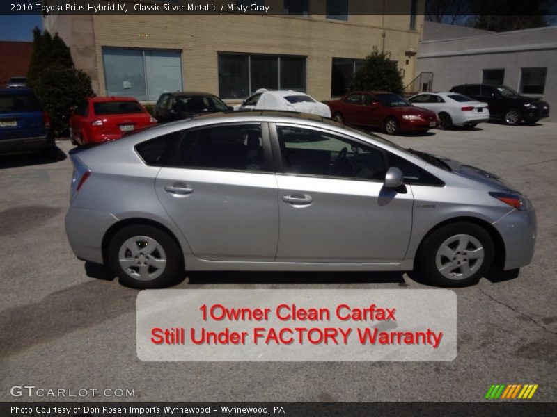 Classic Silver Metallic / Misty Gray 2010 Toyota Prius Hybrid IV