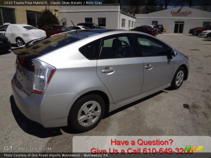 Classic Silver Metallic / Misty Gray 2010 Toyota Prius Hybrid IV