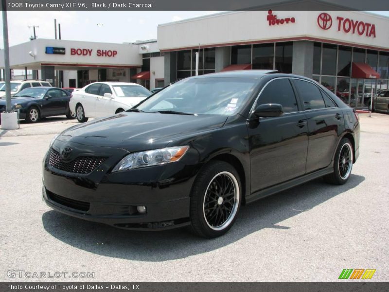 Black / Dark Charcoal 2008 Toyota Camry XLE V6