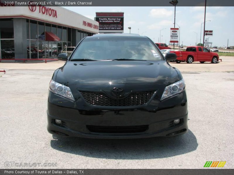 Black / Dark Charcoal 2008 Toyota Camry XLE V6