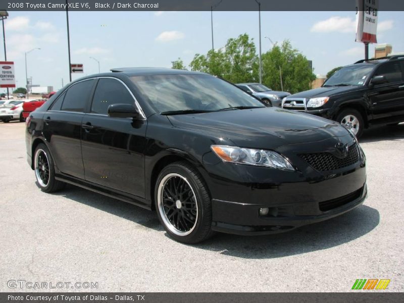 Black / Dark Charcoal 2008 Toyota Camry XLE V6