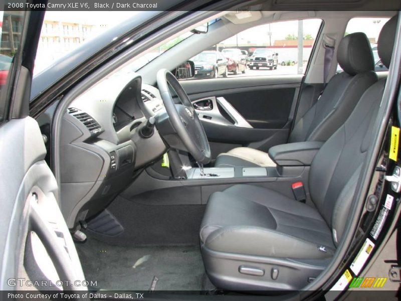 Black / Dark Charcoal 2008 Toyota Camry XLE V6