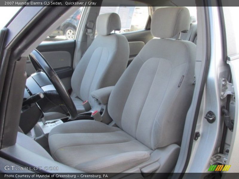 Quicksilver / Gray 2007 Hyundai Elantra GLS Sedan