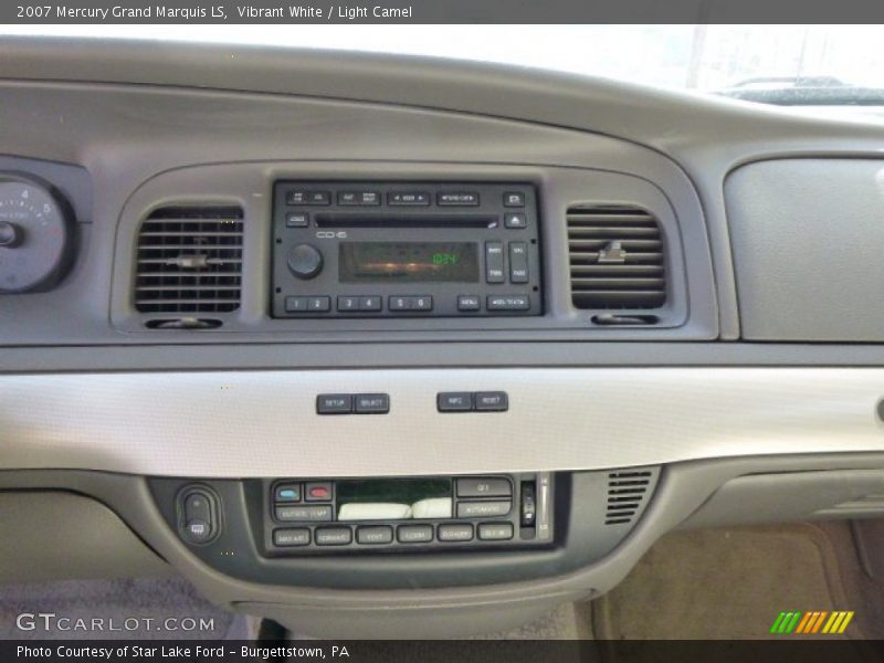 Vibrant White / Light Camel 2007 Mercury Grand Marquis LS