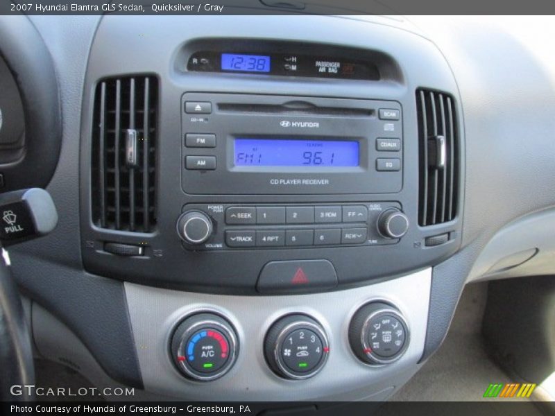 Quicksilver / Gray 2007 Hyundai Elantra GLS Sedan