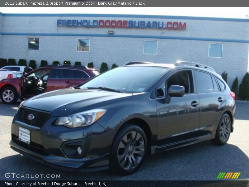 Dark Gray Metallic / Black 2012 Subaru Impreza 2.0i Sport Premium 5 Door