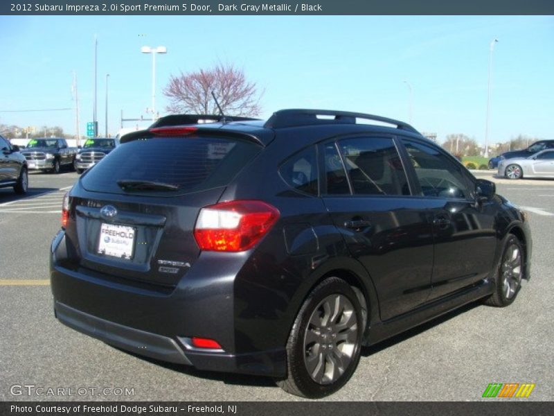 Dark Gray Metallic / Black 2012 Subaru Impreza 2.0i Sport Premium 5 Door