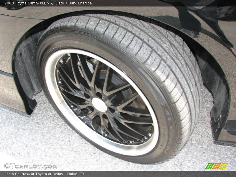 Black / Dark Charcoal 2008 Toyota Camry XLE V6