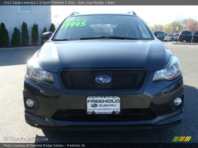 Dark Gray Metallic / Black 2012 Subaru Impreza 2.0i Sport Premium 5 Door