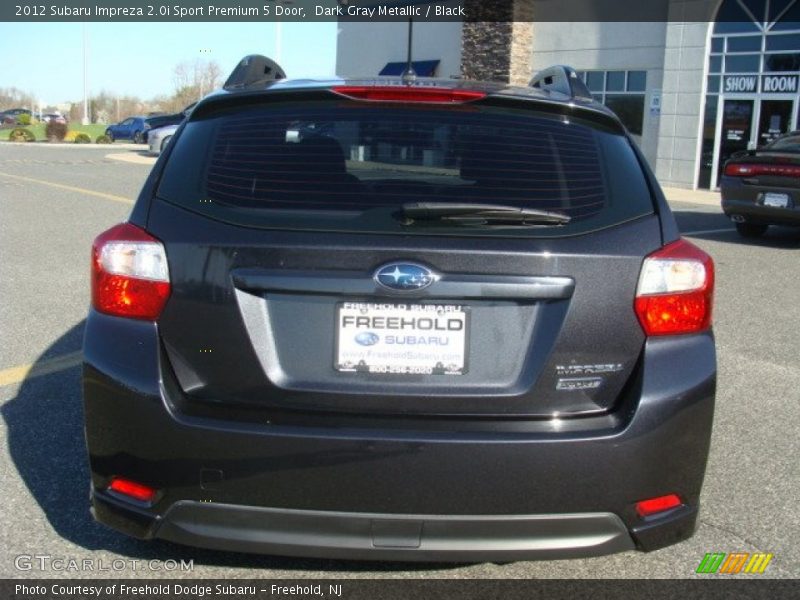 Dark Gray Metallic / Black 2012 Subaru Impreza 2.0i Sport Premium 5 Door