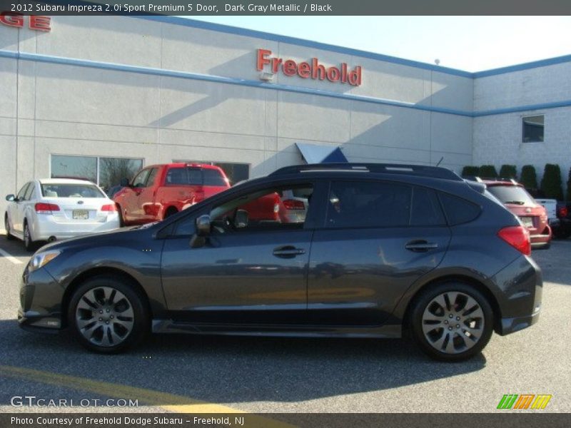 Dark Gray Metallic / Black 2012 Subaru Impreza 2.0i Sport Premium 5 Door