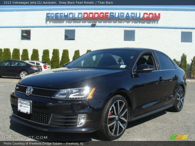 Deep Black Pearl Metallic / Titan Black 2013 Volkswagen Jetta GLI Autobahn