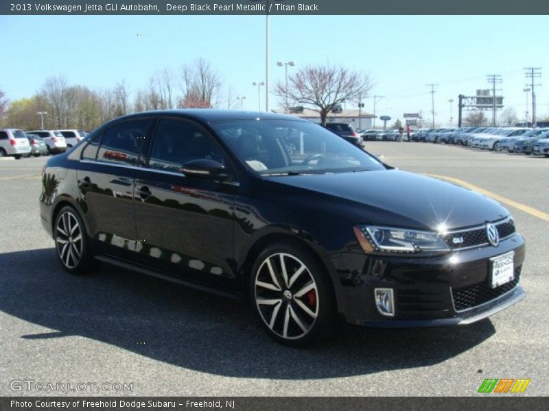 Deep Black Pearl Metallic / Titan Black 2013 Volkswagen Jetta GLI Autobahn