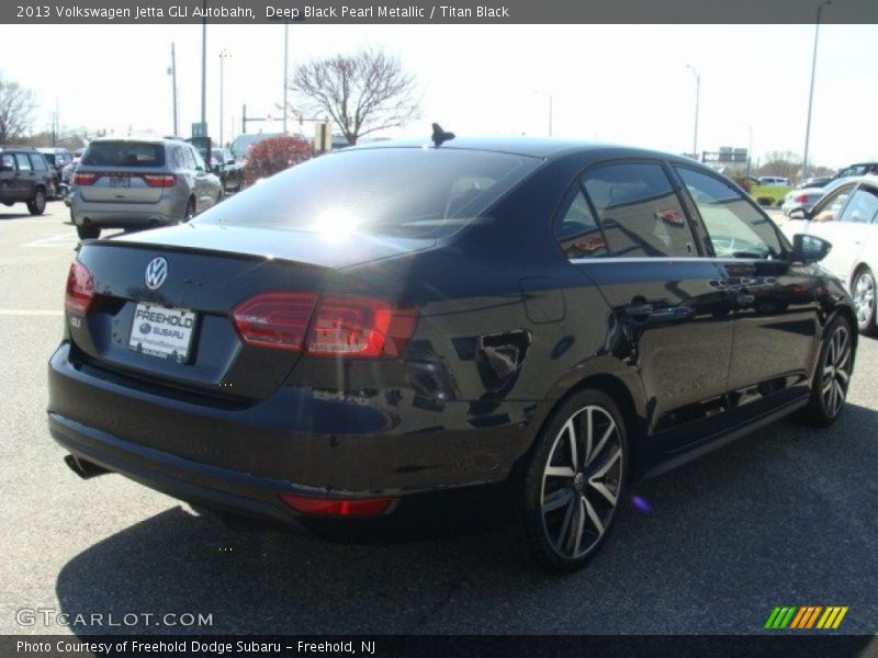 Deep Black Pearl Metallic / Titan Black 2013 Volkswagen Jetta GLI Autobahn